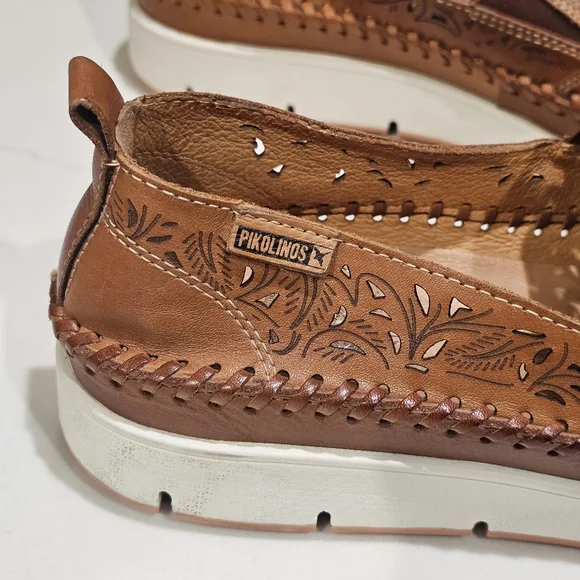 Pikolinos Tenerife Perforated laser cut Leather Loafers sneakers 10/10.5 41 - Picture 6 of 9